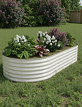 GarveeLife 8x4x1.5 ft Galvanized Raised Garden Bed by GarveeLife