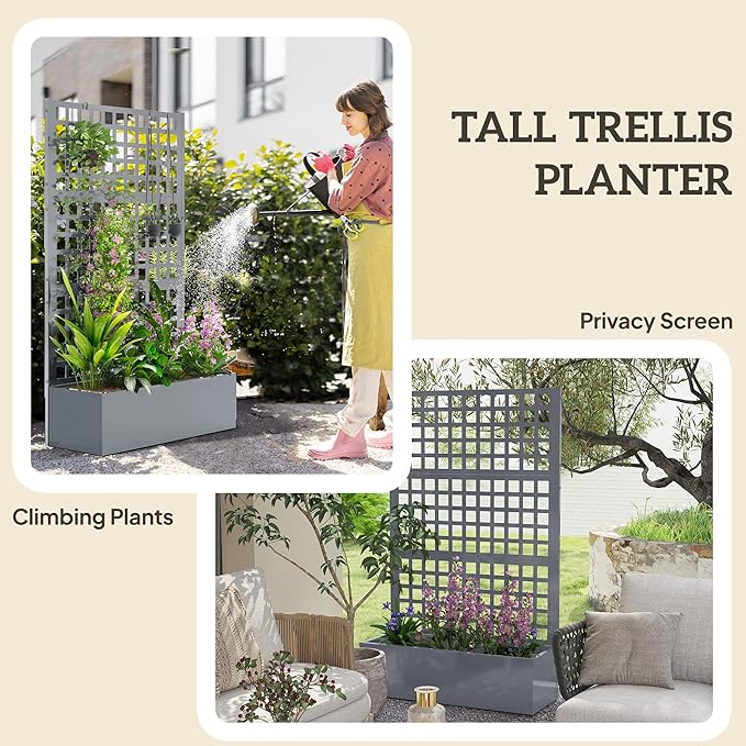 Outsunny Galvanized Raised Garden Bed - Image 4
