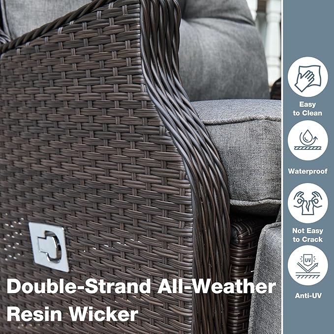 Outdoor Indoor Wicker Recliner - Image 6