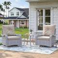 2-Seat Modern Patio Furniture Set by MASIONBACKYARDS