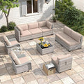 8-Seat Modern Patio Furniture Set by MASIONBACKYARDS