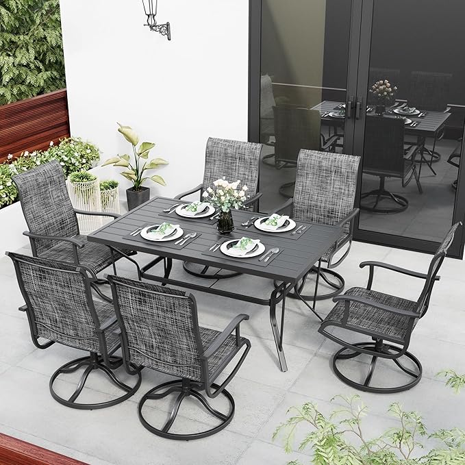 Pamapic 7-Piece Patio Dining Furniture Set - Image 6