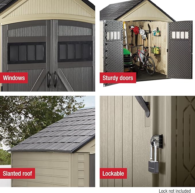 Rubbermaid Resin Outdoor Storage Shed - Image 4
