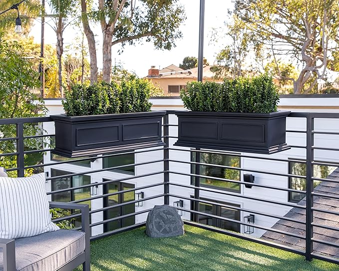 Veradek Brixton Series Plastic Railing Planter - Image 6