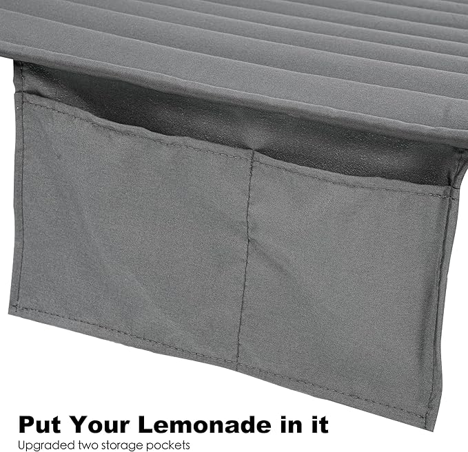 2 Person Hammocks for Outside, Double Quilted Fabric Outdoor Hammock - Image 5