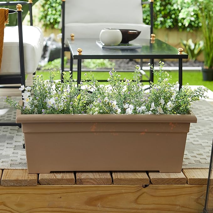The HC Companies 28 Inch Romana Planter Box - Image 3