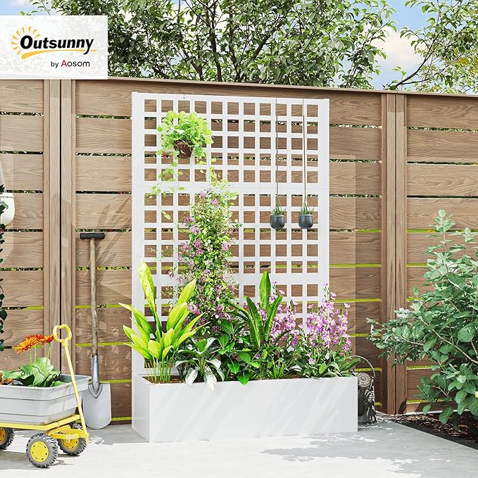 Outsunny Galvanized Raised Garden Bed - Image 2