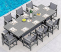 SERWALL 9 Piece Outdoor Dining Set by SERWALL