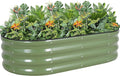 G GOOD GAIN Galvanized Metal Raised Garden Bed Kit by GGOODGAIN