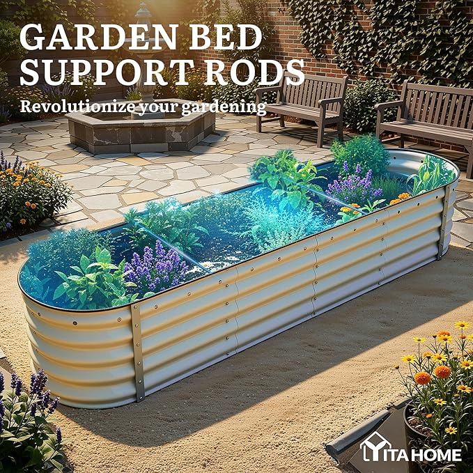 YITAHOME 17" Tall 9 in 1 Large Raised Garden Bed Kit, Outdoor Above Ground - Image 7