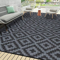 SAND MINE Waterproof Outdoor Rug 9x18 ft, Plastic Reversible Rug, Modern Area by SANDMIND