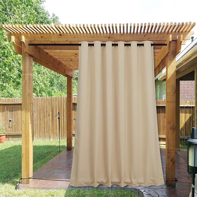 NICETOWN 2 Panels Outdoor Curtains by NICETOWN