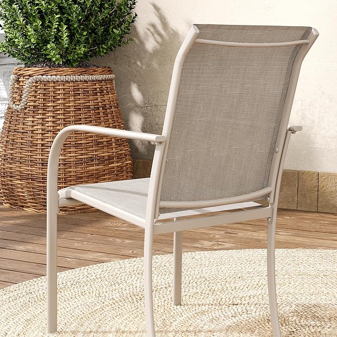 VICLLAX Patio Dining Set for 6, Outdoor Furniture Set Includes 63" Rectangle - Image 5