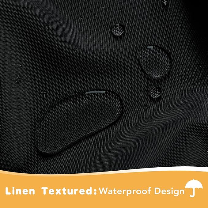HolidayIdeas Outdoor Curtains for Patio Waterproof, 2 Panels - Image 2