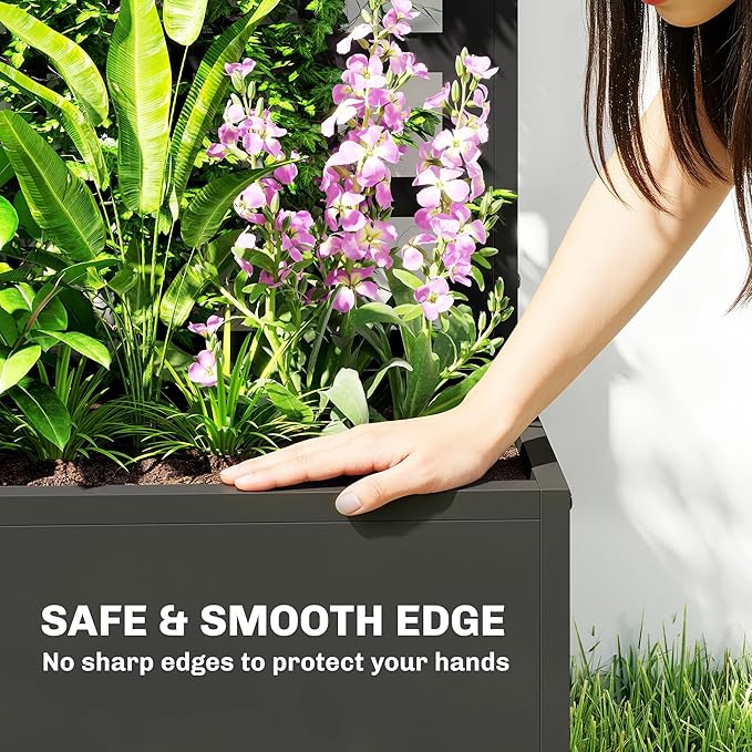 Outsunny Galvanized Raised Garden Bed - Image 5