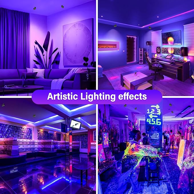 12W Black Lights for Glow Party - Image 7