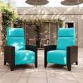 IDEALHOUSE Wicker Outdoor Recliner Reclining Patio Chairs by IDEALHOUSE