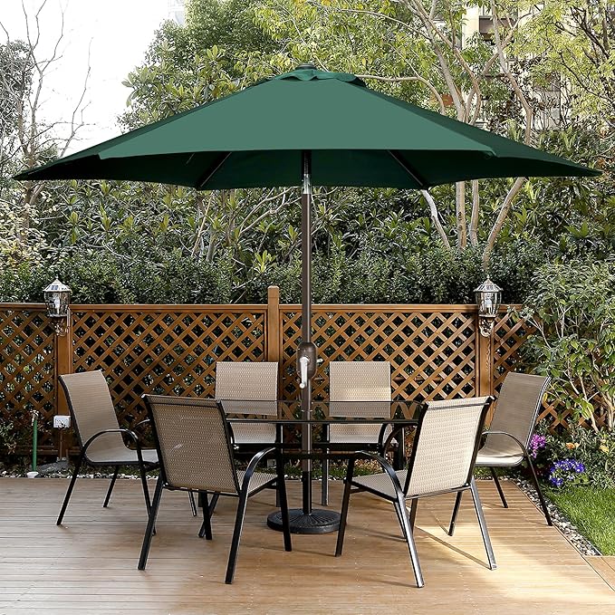 Blissun 7.5 ft Patio Umbrella, Yard Umbrella, Outdoor Market Umbrella - Image 7
