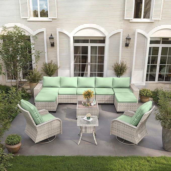 11-Piece Outdoor Patio Furniture Set by MuphyersPatioFurniture