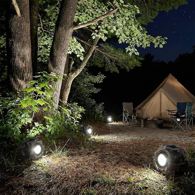 Solar Garden Rock Lights Outdoor - Image 8