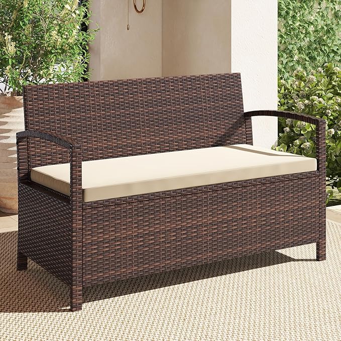 Tangkula 42 Gallon Outdoor Bench - Image 9