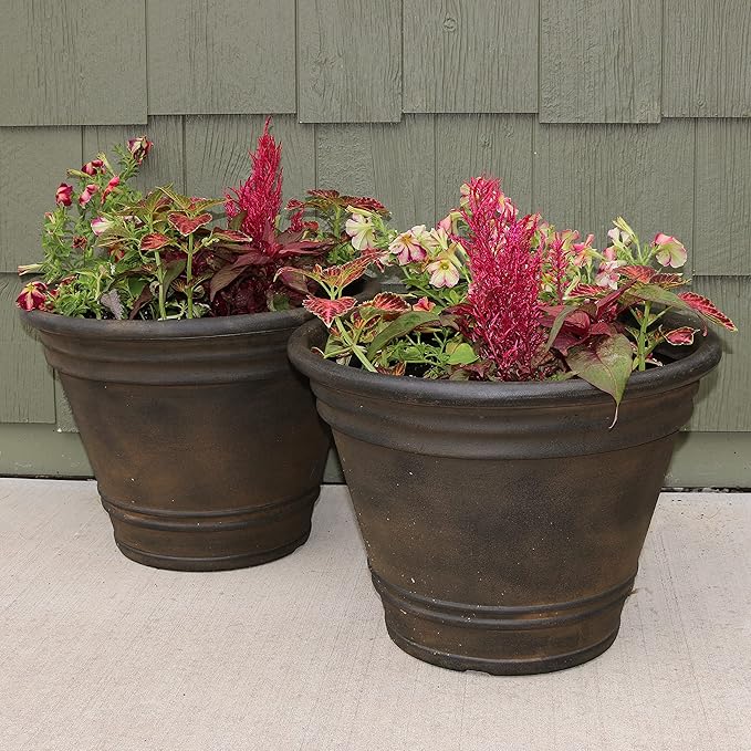 Sunnydaze 20-Inch Franklin Large Plant Pot - Image 6