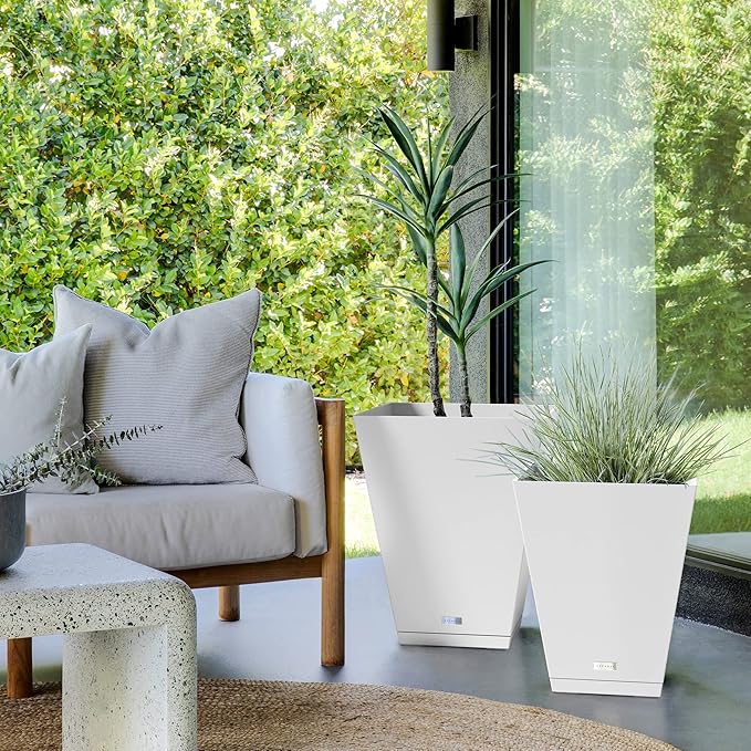 Veradek Nobleton Indoor/Outdoor Wide Square Planter - Image 6