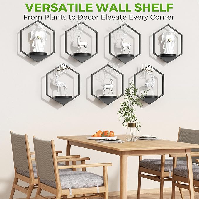 Wall Planters for Indoor Plants 7 Pack, Plant Frames Wall Decor Living Room - Image 3