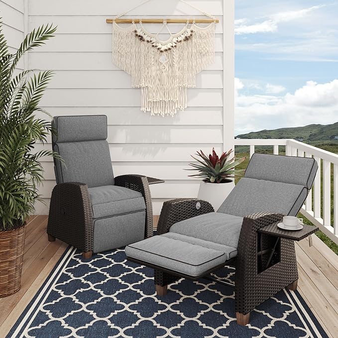 Grand patio Outdoor Reclining Chairs by GrandPatio