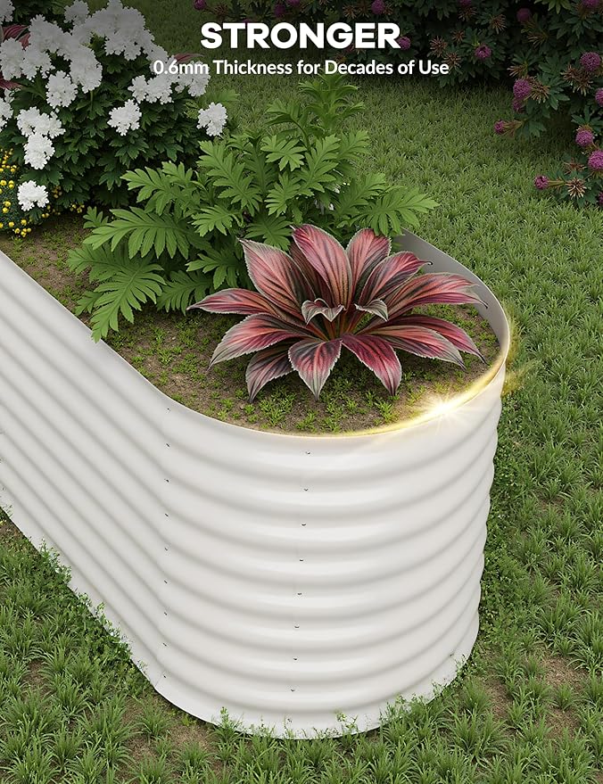 2 Pcs Raised Garden Beds Outdoor 8x2x2 ft - Image 7