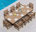 SERWALL 9 Piece Outdoor Dining Set by SERWALL