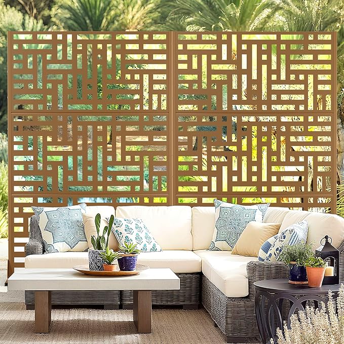 Outdoor Privacy Screen, Freestanding Privacy Fence Panels - Image 8