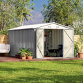 Patiowell 12 x 8 FT Outdoor Storage Shed, Steel Shed Storage House by Patiowell