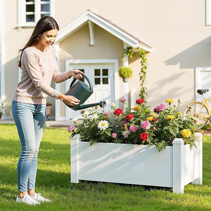 14 Gallon Raised Garden Bed, Self-Watering Raised Planter Box - Image 2