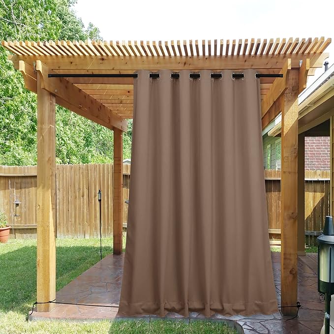 NICETOWN 2 Panels Outdoor Curtains by NICETOWN