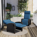 Grand patio Outdoor Recliner Air Pump 150° Lay Flat Reclining Chair by GrandPatio