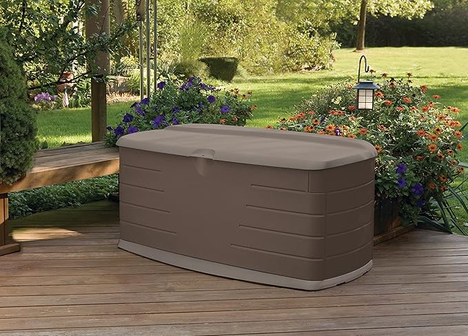 Rubbermaid Large Resin Outdoor Storage Deck Box - Image 3