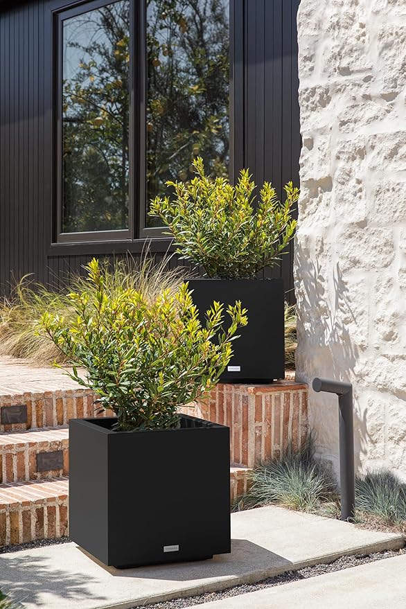 Veradek Block Series Cube Plastic Planter - Image 7