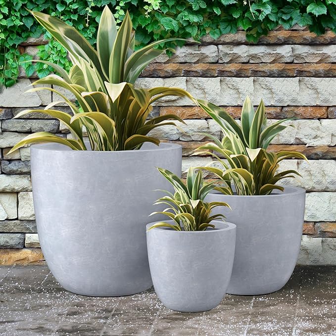 Kante 18", Outdoor Indoor Large Planter Pots - Image 5