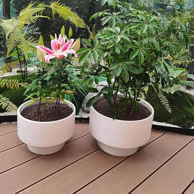 13 Inch Ceramic Plant Pots, Planter Pot - Image 6