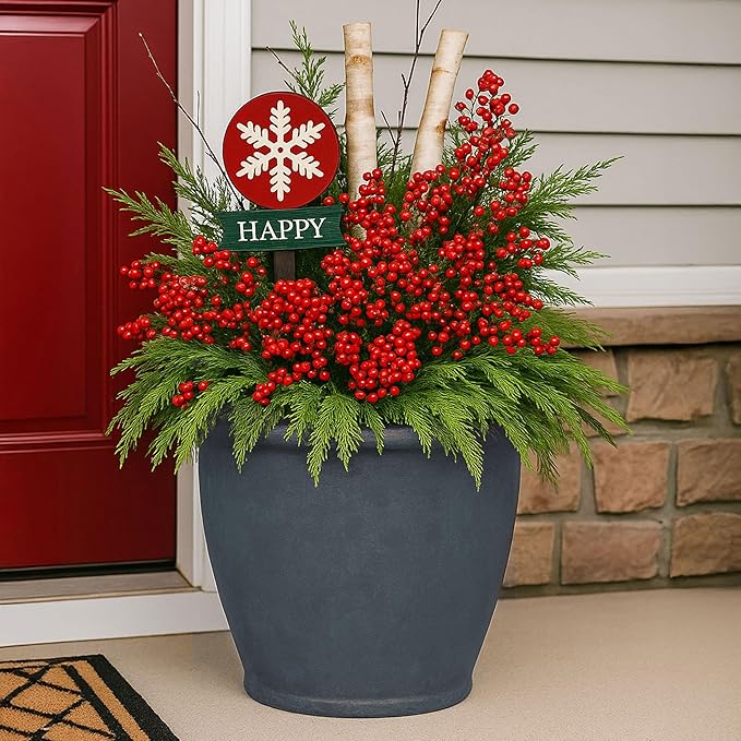 Sunnydaze 20-Inch Anjelica Large Plastic Pot - Image 7