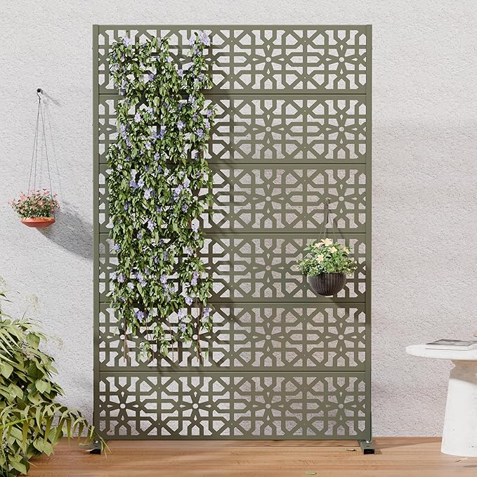 Casaphoria Metal Privacy Screen Outdoor by Casaphoria