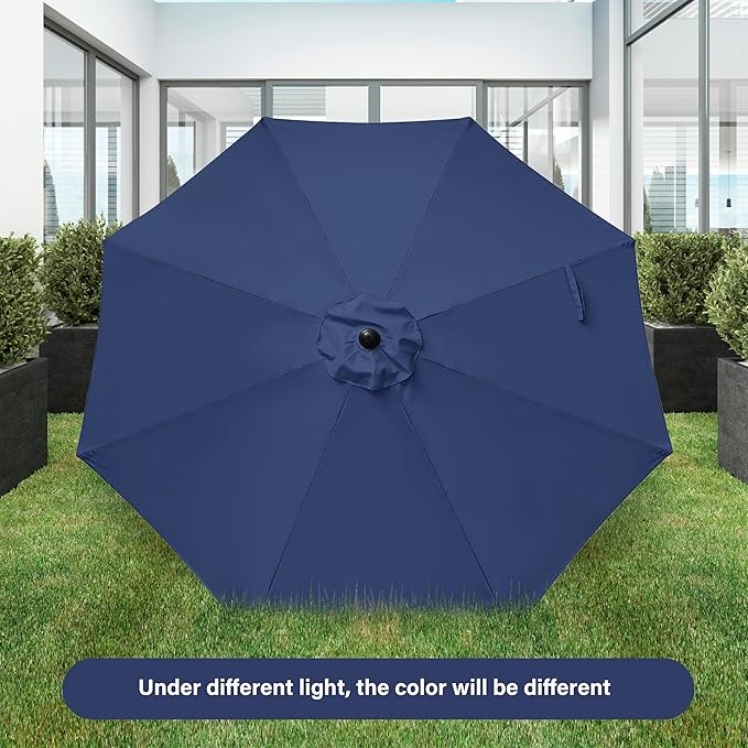 Simple Deluxe 9' Patio Umbrella Outdoor Table Market Yard Umbrella - Image 2