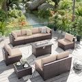ALAULM 10 Pieces Patio Furniture Set by ALAULM
