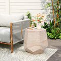 Christopher Knight Home Jayme 18.75" Indoor Outdoor Hexagonal Accent Side Table by ChristopherKnightHome