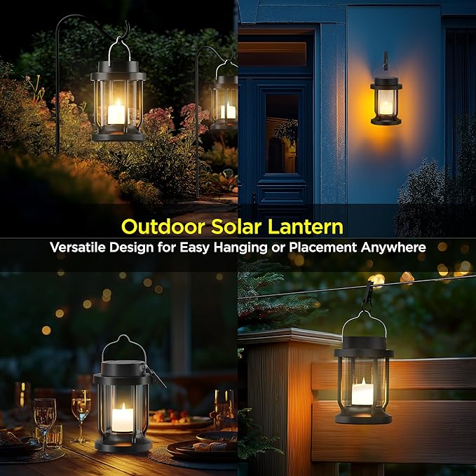 Solar Lantern Outdoor & Indoor Use – Hanging Solar Lights - Image 6
