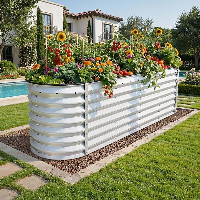 YITAHOME 24" Tall 9 in 1 Large Raised Garden Bed Kit, Outdoor Above Ground - Image 2