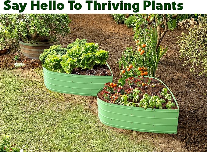 Plant & Plot Galvanized Raised Garden Beds Outdoor // Planter Raised Beds - Image 4