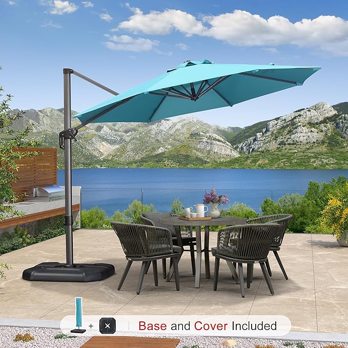 PURPLE LEAF 10 Feet Patio Umbrella - Image 2