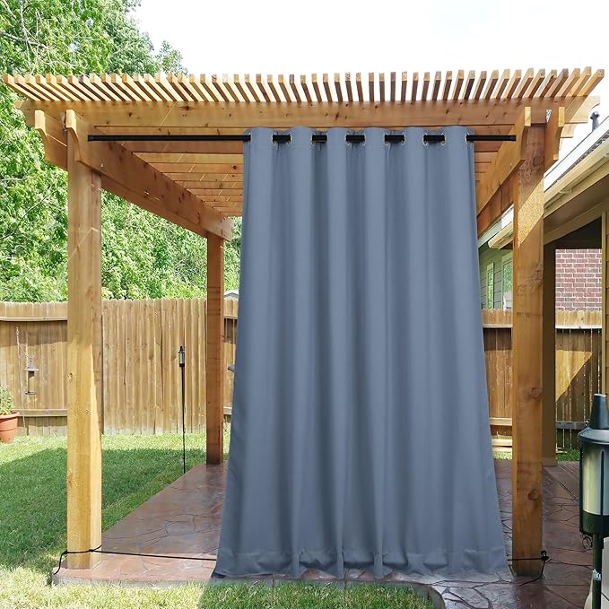 NICETOWN 2 Panels Outdoor Curtains by NICETOWN